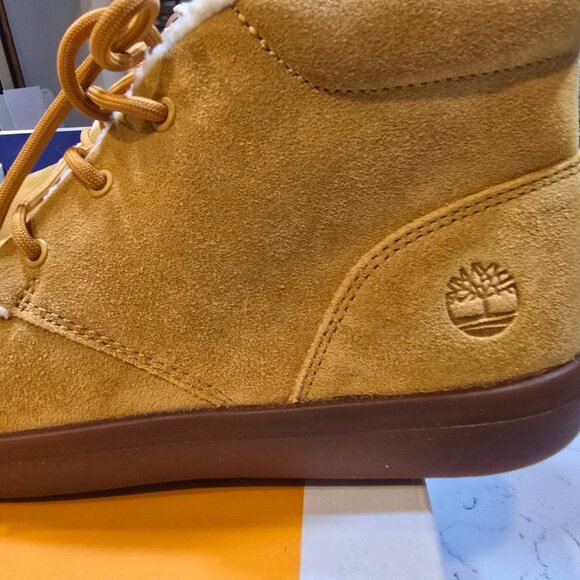 Timberland Men's Ashwood Park Lined Chukka Boots Wheat A41GN SIZE 10 NEW - Picture 3 of 14